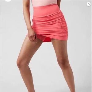ATHLETA Transcend Jupe Skort in Coral, Size XS, NWT